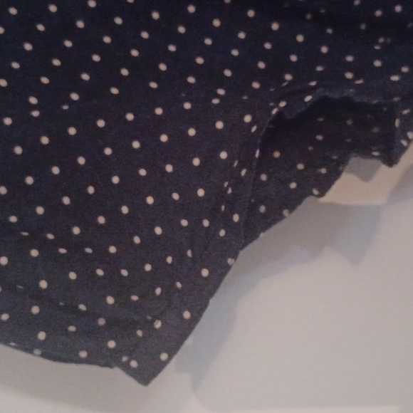 Tommy Hilfiger bleu with white polka dots and short sleeves - Picture 5 of 5